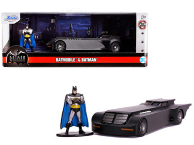 JADA diecast car 1/32  DC comics Animated BATMOBILE w/BATMAN figure Diecast models
