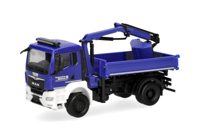 HERPA MAN TGS  NN Allrraki mit Kran THW Diecast models