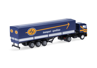 HERPA MAN F90 semi remorque bâché