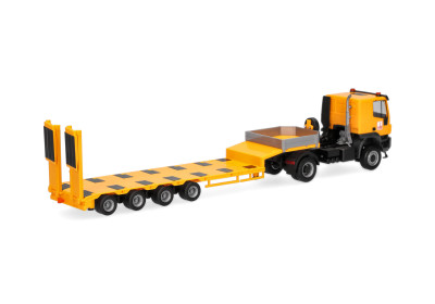 HERPA Iveco Trakker Tila-SZ Goller plateau surbaissé Diecast models