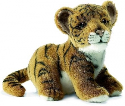 ANIMA Bébé tigre brun assis Peluches