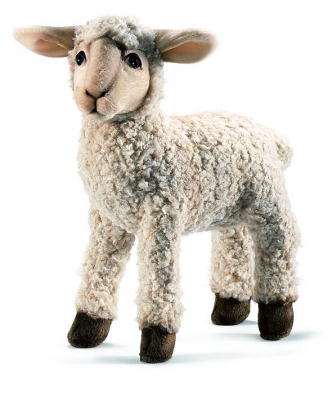 ANIMA Beige lamb who is stand up Cuddly Toys