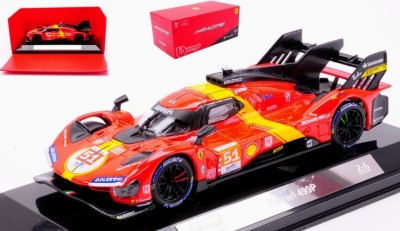 BURAGO Ferrari 499P 3.OL Turbo V6 Team Ferrari AF corse  51 (vainqueur 24h du Mans 2023) Diecast models