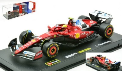 BURAGO F1 2025 Ferrari SF-25 / 44 (Season 2025 L Hamilton) (avec pilote /boite vitrine) Voitures