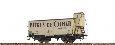 BRAWA wagon couvert transport de bière 2 essieux GW-G (P) 