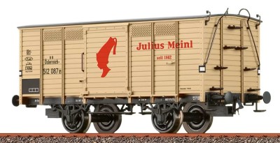 BRAWA wagon couvert 2 essieux GW-G G ÖBB ep III 