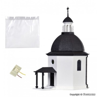 VOLLMER maquette plastique à construire de chapelle du souvenir (colle non incluse) Batiments