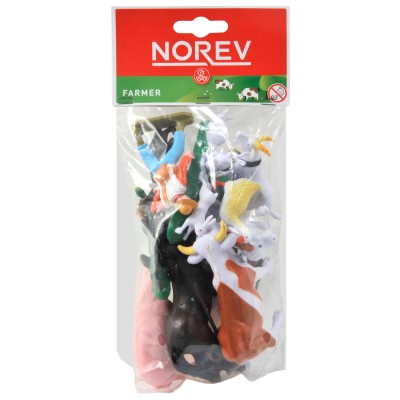 Norev pochette assortiment figurines animaux et personnages de la ferme Diecast models to play