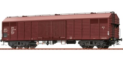 BRAWA wagon couvert à bogies GW-G Gas CFR ep IV Trains