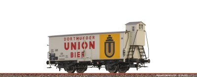 BRAWA wagon couvert transport de bière 2 essieux GW-G (P) 