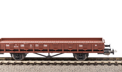 PIKO wagon  plat à ranchers 2 essieux ÖBB ep III Wagons