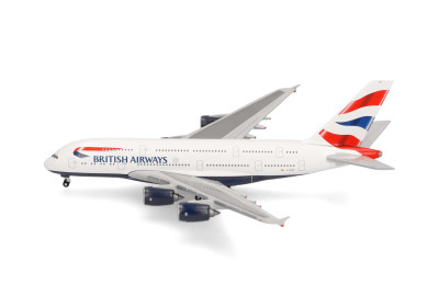 HERPA avion en métal AIRBUS A380 British Airways  G-XLEF Véhicules miniatures