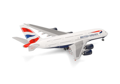 HERPA avion en métal AIRBUS A380 British Airways  G-XLEF Véhicules miniatures