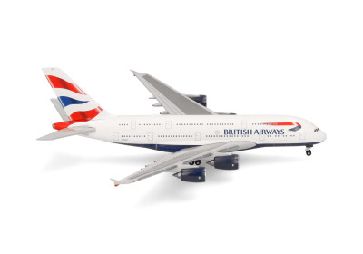 HERPA avion en métal AIRBUS A380 British Airways  G-XLEF Véhicules miniatures