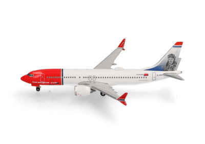HERPA avion en métal Boeing B737 Max 8  NORVEGIAN Air Shuttle  