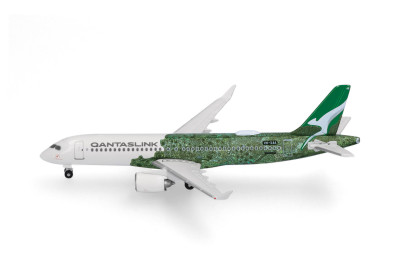 HERPA diecast plane Airbus A220 QUANTASLINK 