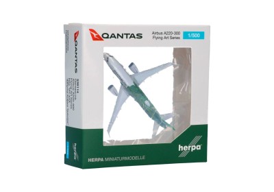 HERPA diecast plane Airbus A220 QUANTASLINK 