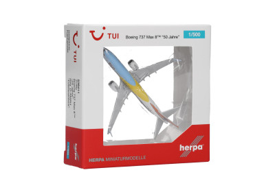 HERPA avion en métal Boeing B737 Max 8  TUIfly 