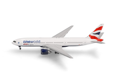 HERPA diecast plane Douglas Boeing B777-200 