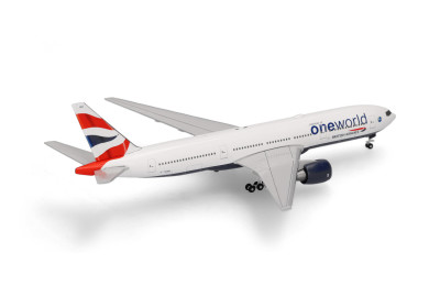 HERPA diecast plane Douglas Boeing B777-200 