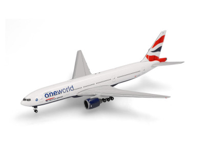 HERPA diecast plane Douglas Boeing B777-200 