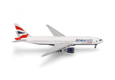HERPA diecast plane Douglas Boeing B777-200 