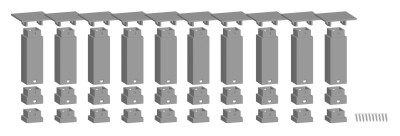 NOCH easy track set de piliers de soutien (10 pieces de hauteur 63,25mm) Trains