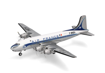 HERPA avion en métal Douglas DC4 AIR FRANCE (série limitée) Véhicules miniatures