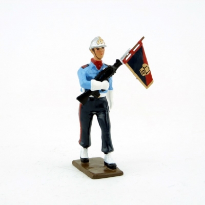 CBG MIGNOT garde d'honneur des sapeurs pompiers porte-fanion Figurines Plombs