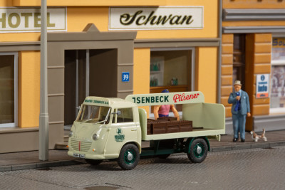 AUHAGEN superbe camion miniature MC Goliath Expr.1100 plateau transport de boisson 