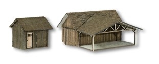 NOCH Barn kit (2 pieces) Trains