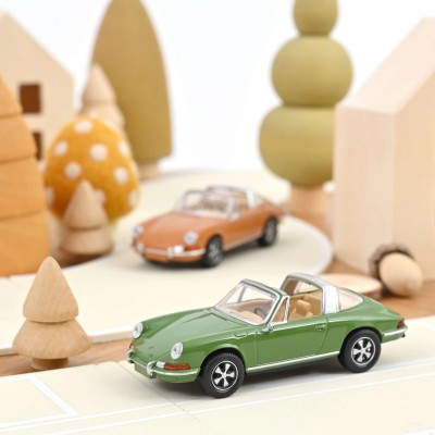 NOREV Porsche 911 Targa 1969 vert-olive (jet-car) Diecast models