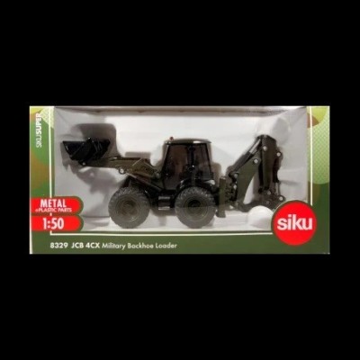 SIKU tracto-pelle chargeur JCB 4CX Bockhoe militaire Toys