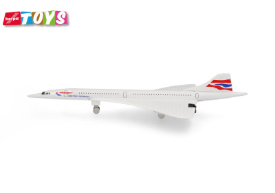 DARON Diecast Single Airplane British CONCORDE Planes and helicopters