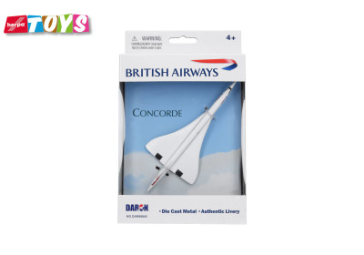 DARON Diecast Single Airplane British CONCORDE Planes and helicopters
