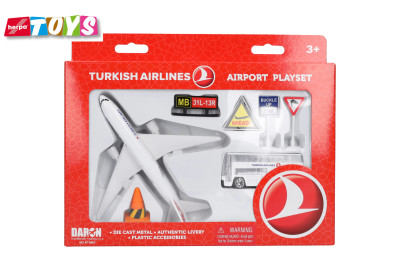 DARON diecast Airplane and  airport playset 