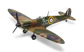 AIRFIX plastic kit of Supermarine Spitfire MK.1a( cement and paints not included) Kits and plastic figures