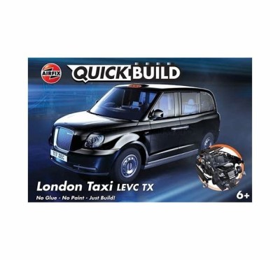 AIRFIX QUICKBUILT (Easy kit only click usefull with LEGO pieces) London Taxi Kits and plastic figures