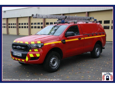 ALARME Ford Ranger 2 portes pompiers VTUHR Pompiers