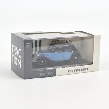 NOREV Citroen 11 légère coupé de ville 1935 bleu et noir (série limitée) Véhicules miniatures