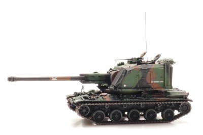 ARTITEC Armée française AMX30 version 1 canon 155mm camouflage (modèle monté et décoré pour exposition et diorama) Véhicules miniatures