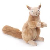 ANIMA écureuil roux dressé 24cmH Peluches