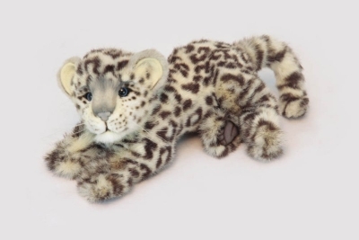 ANIMA Leopard des neige couché Peluches