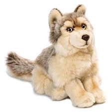 ANIMA Wolf baby sitting 25cm hight Cuddly Toys