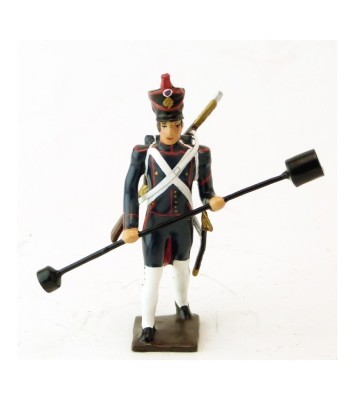 CBG MIGNOT Figurine CBG Artilleur empire portant ecouvillon  (avec guêtres blanches) Figurines Plombs