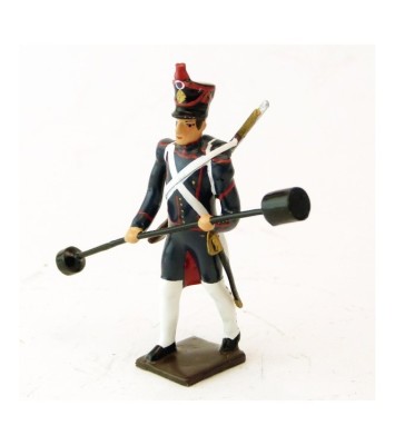 CBG MIGNOT Figurine CBG Artilleur empire portant ecouvillon  (avec guêtres blanches) Figurines Plombs