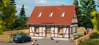 AUHAGEN plastic kit of detached House Bulding