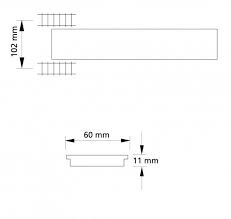 AUHAGEN plastic kit of platform extension(2 pièces of each 206x60x11mm) Trains