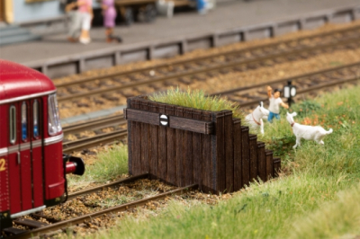 AUHAGEN heurtoir en bois prêt à poser Decors et diorama