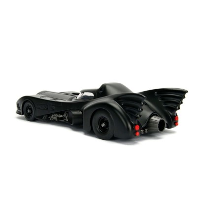 JADA diecast car 1/24 BATMOBILE BATMAN w/BATMAN figure Black DC comics  1989 Diecast models